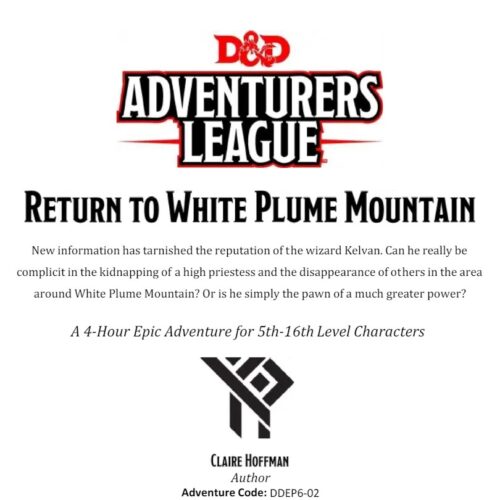 [DDEP06-02] Return To White Plume Mountain [T3] EN